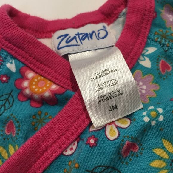 Bundle of Baby Girl Long Sleeve Onesies sz 3 months Wrap Style Front - Picture 5 of 5